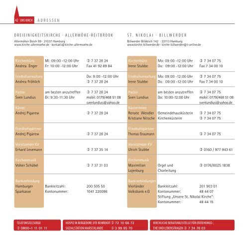 Februar 2013 - Kirchengemeinde St. Pankratius | Ochsenwerder