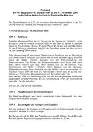 Protokoll 1. Verhandlungstag - Ev.-Luth. Kirche in Oldenburg