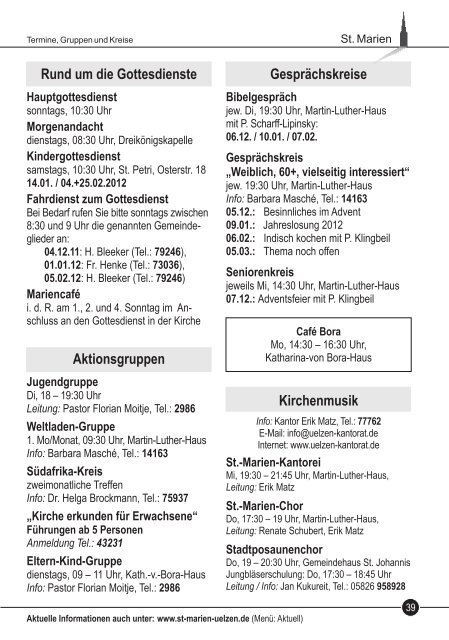 Mittendrin - 2011-4 - ohne pers Daten.cdr - Portal Kirche-Uelzen.de