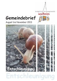 Gemeindebrief_Juli_2013 (pdf, 1MB) - Evangelische ...
