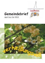 Gemeindebrief_April_2013 (pdf, 1MB) - Evangelische ...