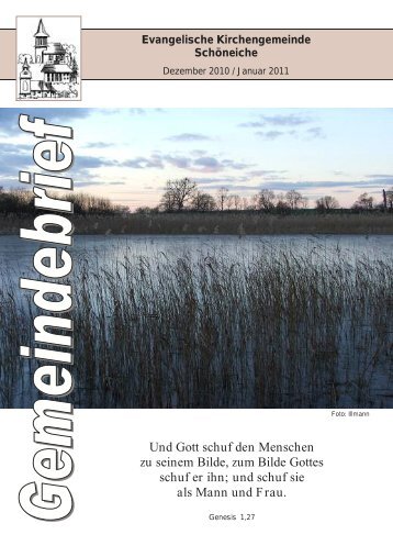 Ausgabe 06/2010 - Kirchen in SchÃ¶neiche