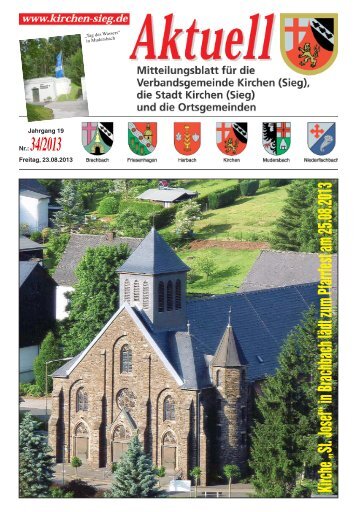 Nr.: 34/2013 - Verbandsgemeinde Kirchen, Sieg
