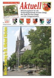 Nr.: 14/2013 - Verbandsgemeinde Kirchen, Sieg