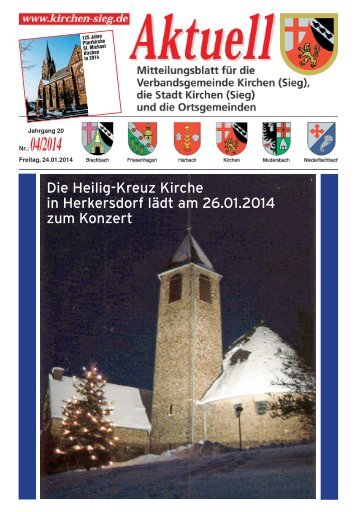 Aktuelles Mitteilungsblatt 04/2014 - Verbandsgemeinde Kirchen, Sieg