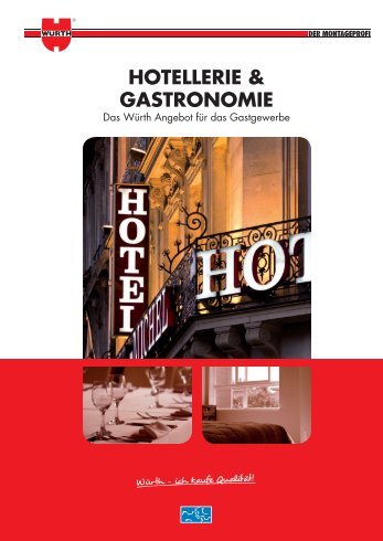 HOTELLERIE & GASTRONOMIE