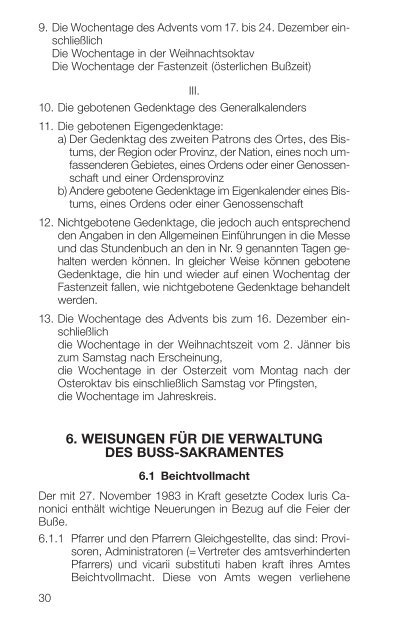 Liturgischer Kalender - ErzdiÃ¶zese Salzburg