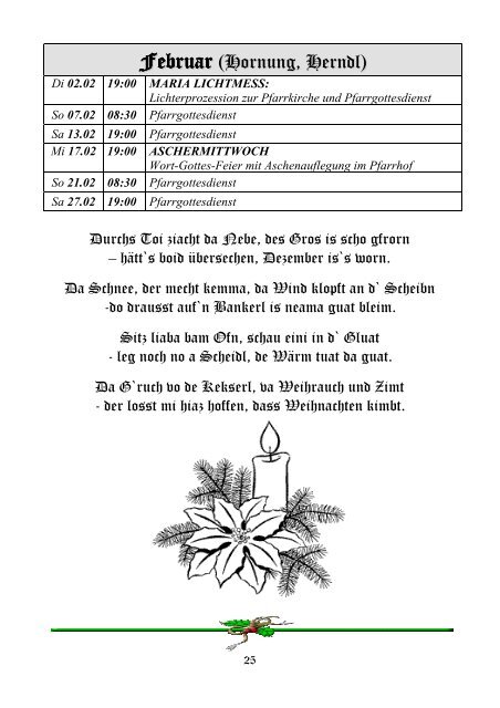 Pfarrbrief Weihnachten 2009 (5,41 MB) - .PDF - Dienten am ...