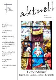 Gemeindebrief 4 2013 download - Kirchenbezirk Crailsheim