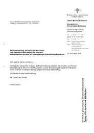 Medienmitteilung Barwig - Evangelischer Kirchenbezirk MÃ¼hlacker