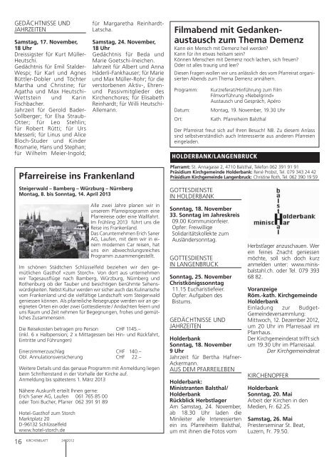 Buchsgau - Kirchenblatt