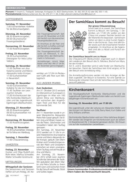 Buchsgau - Kirchenblatt