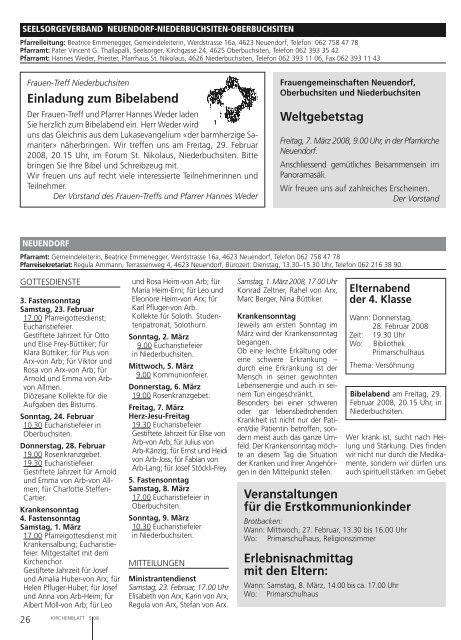 Wir teilen Gerechtigkeit - Kirchenblatt