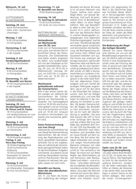 Buchsgau - Kirchenblatt
