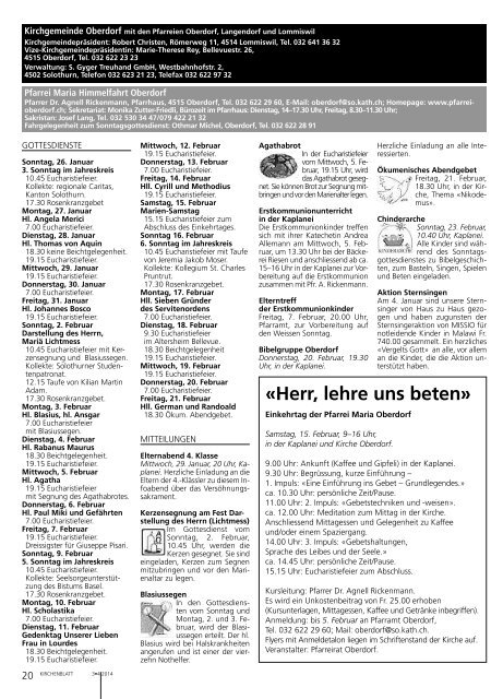 Solothurn - Kirchenblatt