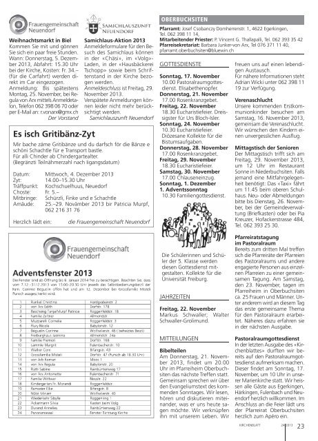 Buchsgau - Kirchenblatt