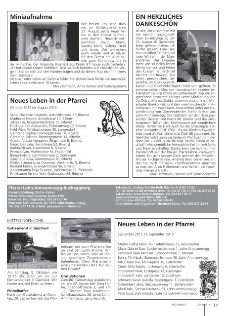 Solothurn - Kirchenblatt