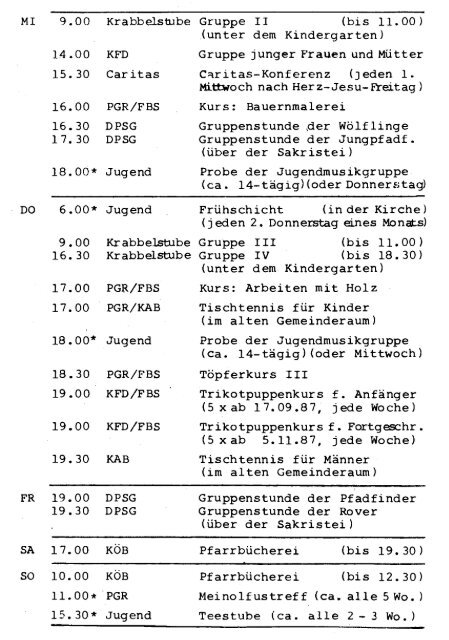 .st" WleiHollus - Kirchenchronik