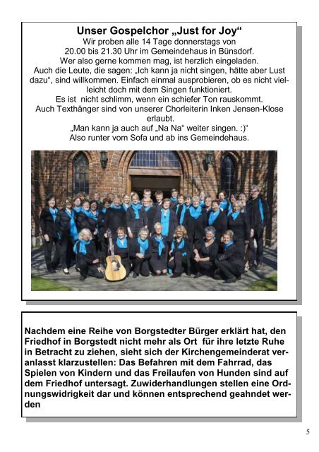 Oktober 2013/Januar 2014 (580kb ) - Kirchengemeinde Bünsdorf