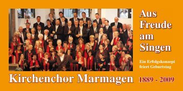 Info-BroschÃ¼re - Kirchenchor Marmagen