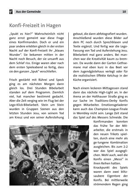 aktuelle Ausgabe - Ev. Kirchengemeinde Eisern & Rinsdorf