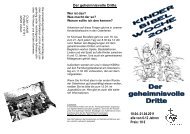 Flyer KiBiWo 11 - Evangelische Kirchengemeinde Langenberg