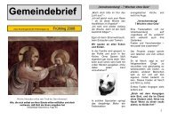 BeschluÃ des Presbyteriums zu Neugestaltung von K - Ev.-Luth ...