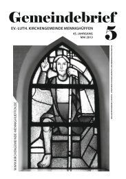 Gemeindebrief Mai 2013 (PDF 1,78 MB) - Ev.-Luth ...