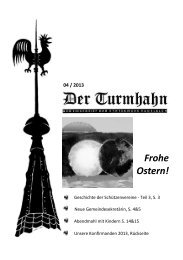 Turmhahn April