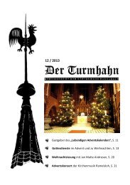 Turmhahn Dezember - Kirchengemeinde Ramelsloh