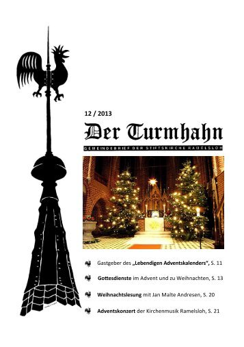 Turmhahn Dezember - Kirchengemeinde Ramelsloh