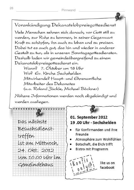 Gemeindebrief 2012 September Oktober - Kirchengemeinde ...