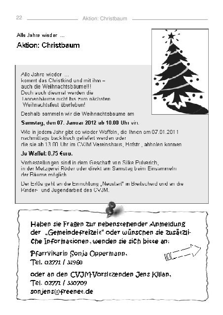 Gemeindebrief 2012 Januar Februar - Kirchengemeinde Sechshelden