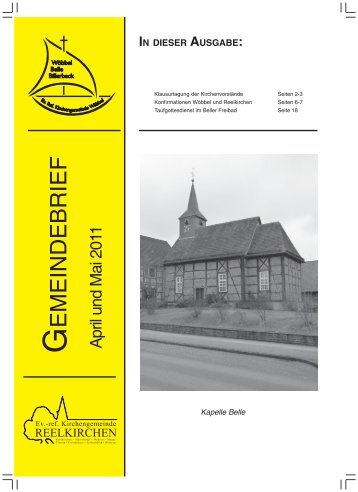 04/05 - Kirchengemeinde Wöbbel, Belle und Billerbeck