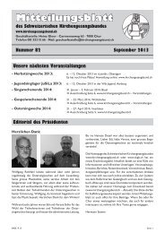 Mitteilungsblatt Nr. 82, September 2013 - Kirchengesangsbund