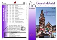 Gemeindebrief - Die Kirchengemeinden in HELSA