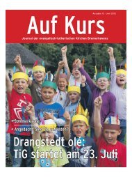 Auf Kurs_Ausgabe Juni 2012 - Kirchenjournal Â»Auf Kurs