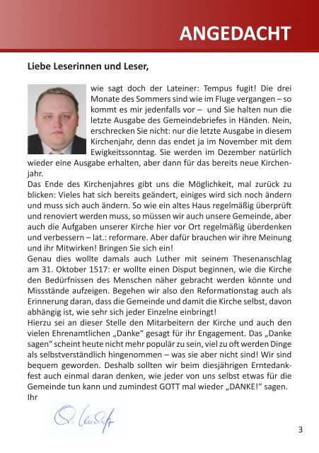 Gemeindebrief - Evangelischer Kirchenkreis Aachen