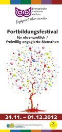 Programm des Fortbildungsfestivals (PDF) - Evangelischer ...