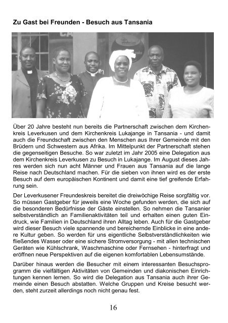 Gemeindebrief 2/2007 - Kirchenkreis Leverkusen