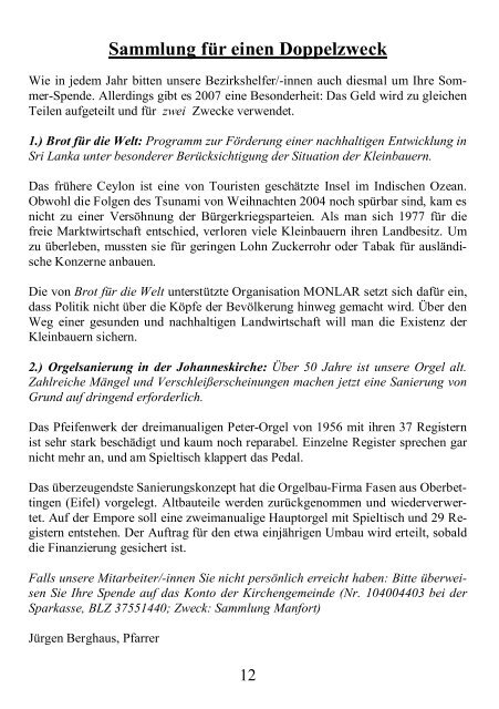 Gemeindebrief 2/2007 - Kirchenkreis Leverkusen