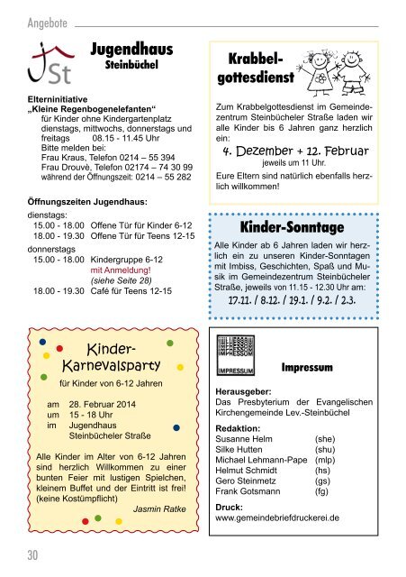 Gemeindebrief Ausgabe 2013-3 - Kirchenkreis Leverkusen