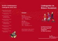 Liedergarten im Bistum Osnabrück - Kirchenmusik im Bistum ...