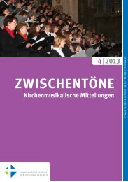 Heft 4/2013 - Kirchenmusik in der Evangelischen Kirche in ...