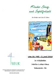 Flyer zum Download - Kirchenmusik im Sprengel Süd der SELK