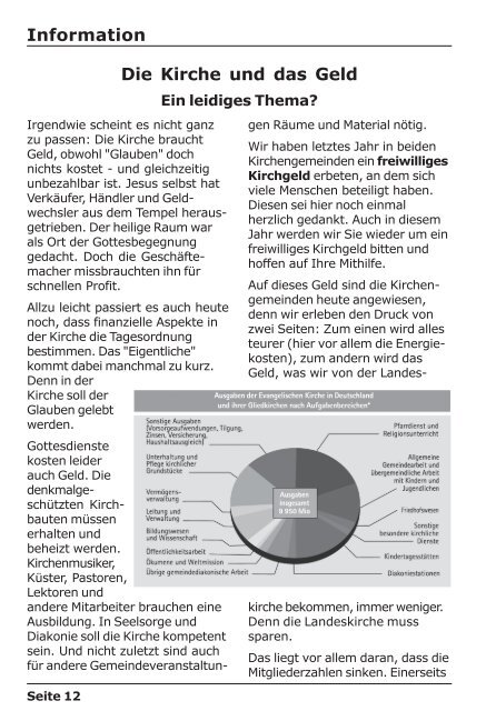 Gemeindebrief August - September 2007 - Kirchenregion Schellerten