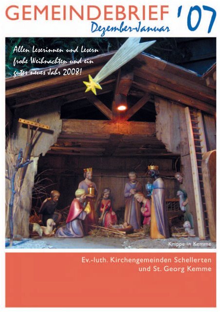 Gemeindebrief Dezember 2007 - Januar 2008 - Kirchenregion ...