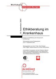 Ethikberatung im Krankenhaus