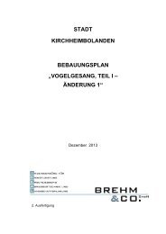 vogelgesang, teil i – änderung 1 - Verbandsgemeinde ...