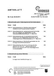 AMTSBLATT - Verbandsgemeinde Kirchheimbolanden